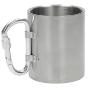 Kuchnia turystyczne i akcesoria - MFH Termiczny Kubek Survival 300ml z Karabinkiem - miniaturka - grafika 1