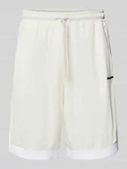 Spodenki męskie - Szorty z dzianiny dresowej z elastycznym pasem - miniaturka - grafika 1