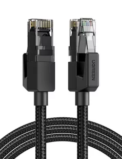 Ugreen UGREEN NW135 Kabel sieciowy w oplocie Ethernet RJ45 Cat.6 U/UTP 1m czarny 70678 - Kable miedziane - miniaturka - grafika 2
