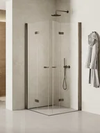 Kabiny prysznicowe - Kabina prysznicowa New Trendy New Soleo 80x70 prostokątna grafit K-2245 - miniaturka - grafika 1