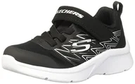 Buty dla chłopców - Skechers Sneakersy Microspec Texlor dla chłopców, Czarny tekstylny czarny srebrny wykończenie, 37 EU - miniaturka - grafika 1