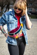 Nerki - Różowa nerka na lato KOLOROWY KWIAT - miniaturka - grafika 1