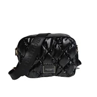 Torebki damskie - Torebka listonoszka Monnari czarna pikowana sportowa - miniaturka - grafika 1