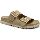 Klapki i japonki damskie - Guess Skórzane klapki FASTEN - miniaturka - grafika 1