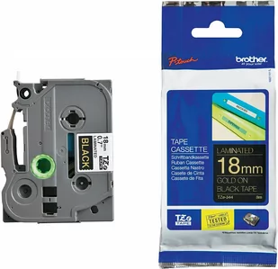 Brother TZe-344 18mm x 8m (TZe344) (jest na magazynie) - Taśmy do drukarek barwiące - miniaturka - grafika 1