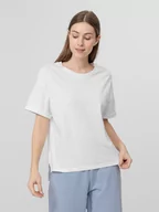 Koszulki i topy damskie - 4F, T-shirt damski, TSD011, biały, rozmiar XS - miniaturka - grafika 1