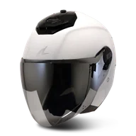 Kaski motocyklowe - Kask Otwarty Shark RS Jet Blank Złamany Biały/AzurS - miniaturka - grafika 1