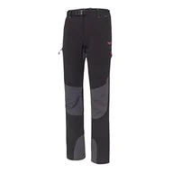 Spodnie damskie - IZAS IZAS Damskie spodnie trekkingowe Karen wielokolorowa czarny/ciemnoszary M 8434076617824 - miniaturka - grafika 1