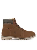 Botki męskie - U.S. Polo Assn. Trapery POLY001M/DLT1 Brązowy - miniaturka - grafika 1