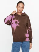Bluzy damskie - Champion Bluza Hooded Sweatshirt 116753 Różowy Regular Fit - miniaturka - grafika 1