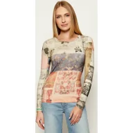 Bluzki damskie - Desigual Bluzka LIMBANI Slim Fit - miniaturka - grafika 1