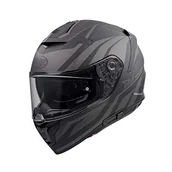 Kaski motocyklowe - PREMIER Kask Devil PR 9 BE BM, czarny/szary, S - miniaturka - grafika 1