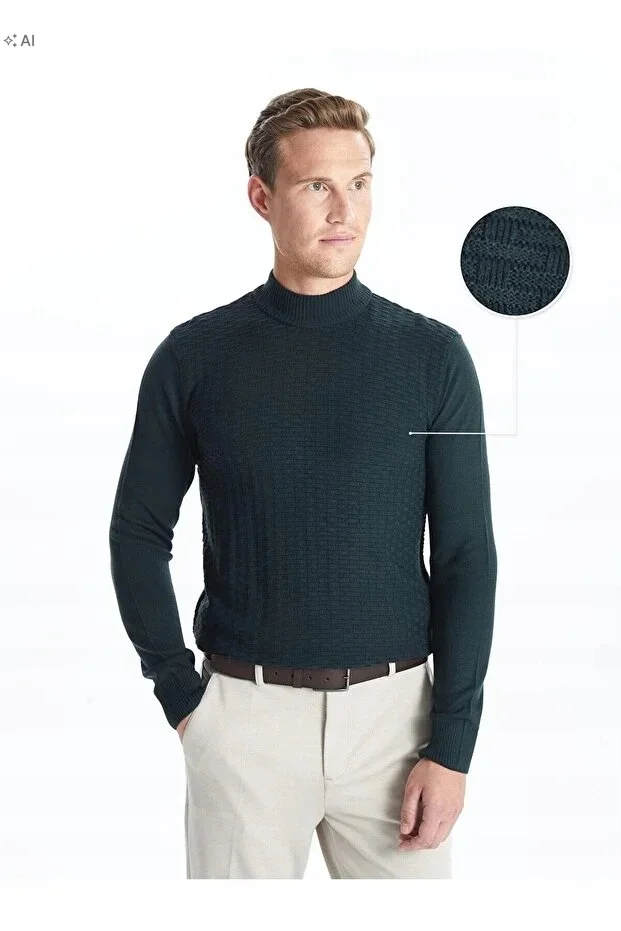 LC WAIKIKI MĘSKI SWETER PLECIONY Z GOLFEM W STYLU MINIMALISTYCZNYM XL 5IA