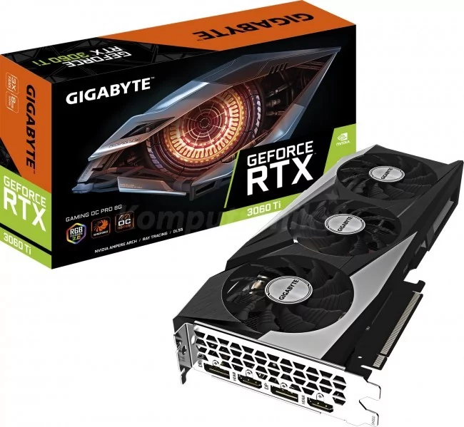 Gigabyte GeForce RTX 3060Ti Gaming OC Pro 8GB GDDR6 GV-N306TGAMINGOC PRO-8GD 3.0 GV-N306TGAMINGOC PRO-8GD 3.0