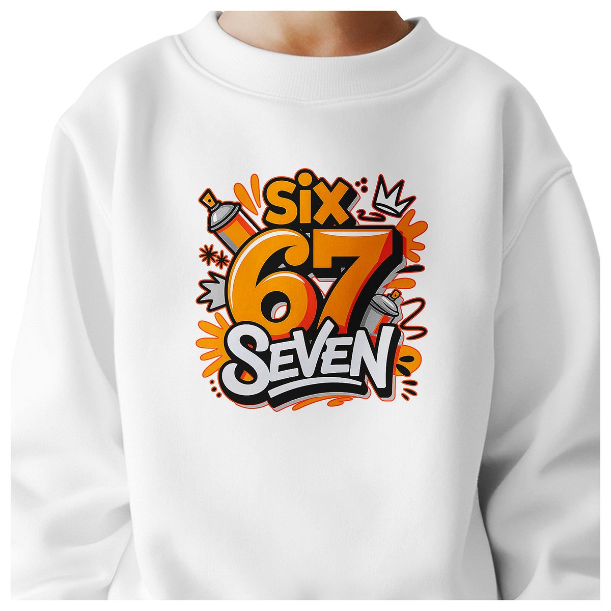 BLUZA DZIECIĘCA 67 SIX SEVEN VIRAL DLA CHŁOPCA DZIEWCZYNKI 134-140