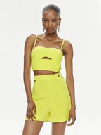 Koszulki i topy damskie - Patrizia Pepe Top 2C1545/A049-Y452 Zielony Regular Fit - miniaturka - grafika 1