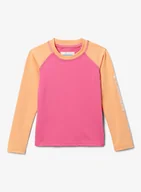 Bluzy sportowe męskie - Bluza dziewczęca Columbia Sandy Shores Long Sleeve Sunguard - wild geranium/peach - miniaturka - grafika 1