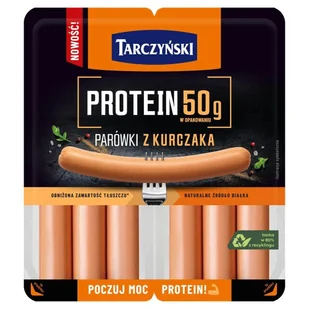 Tarczyński Protein Parówki z kurczaka 200 g (2 x 100 g) - Kiełbasa i wędliny - miniaturka - grafika 1