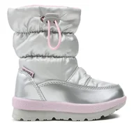 Buty dla dziewczynek - Śniegowce Garvalin 221850-B M Srebrny - miniaturka - grafika 1
