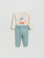 Body dla niemowląt - Reserved - Bawełniany komplet - złamana biel - miniaturka - grafika 1