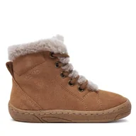 Buty dla dziewczynek - Trzewiki Froddo Minni Suede Laces G2110140-2 S Brązowy - miniaturka - grafika 1