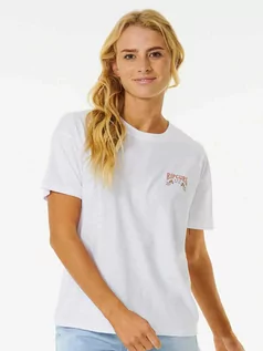 Koszulki dla dziewczynek - Rip Curl RIPTIDE RELAXED white t-shirt damski - L - grafika 1