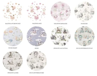 KIECZMERSKI Pościel C-3 Miminu Design z falbanką 100x135 - Pościel dla dzieci - miniaturka - grafika 2