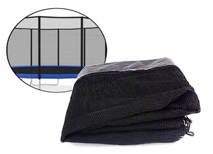 Siatka Ochronna Do Trampoliny 14 Ft (427 Cm) 4 Nogi - 8 Słupków - 8 Tuneli Czarna - Akcesoria do trampolin - miniaturka - grafika 1