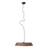 Lampy sufitowe - MAXLIGHT P0551 LAMPA WISZĄCA TAMAGO DARK WALNUT WOOD - miniaturka - grafika 1