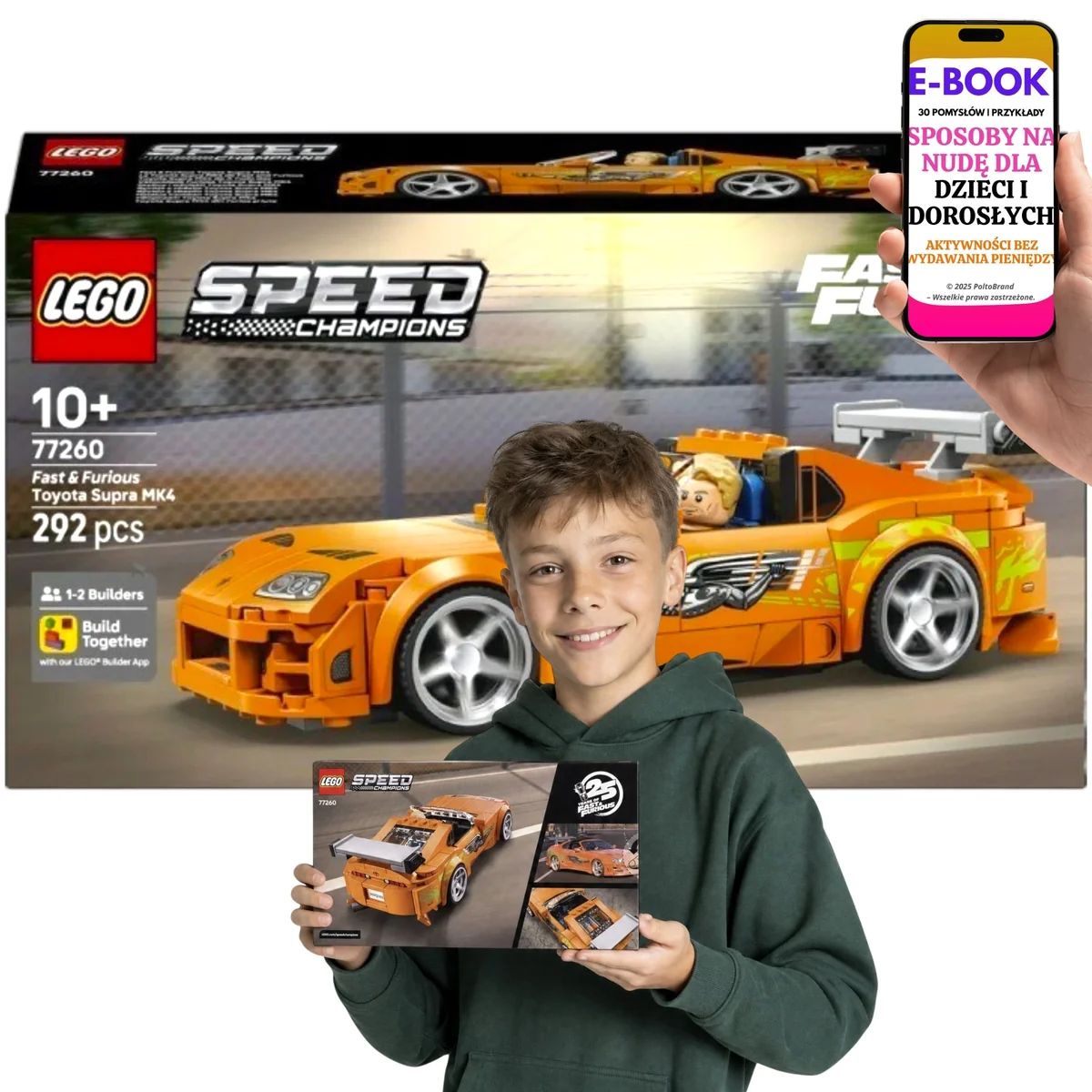 LEGO SPEED CHAMPIONS Szybcy i wściekli Toyota Supra MK4 10 lat+ 77260