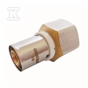 ZŁĄCZKA ZAPRASOWYWANA GW 32MM X 1" profil U - Łączniki, trójniki, kształtki - miniaturka - grafika 1