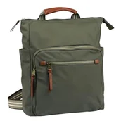 Torebki damskie - camel active Damska torebka Bari Hobo Bag/Backpack, zielony - miniaturka - grafika 1