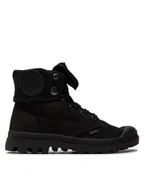 Botki damskie - Palladium Trapery Baggy 92353060M Czarny - miniaturka - grafika 1