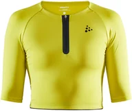 Koszulki sportowe damskie - Craft Untmd Zip Top Women, venom/black XS 2019 Koszulki do biegania krótki rękaw 1908680-554999-3 - miniaturka - grafika 1