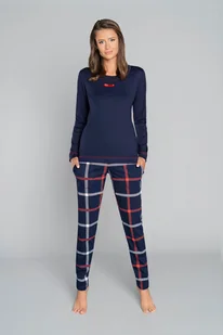 Izera piżama damska długi rękaw, długie spodnie - Italian Fashion - Piżamy damskie - miniaturka - grafika 1