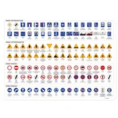 Podkładki na biurko - Podkładka laminowana Ruch Drogowy Derform - miniaturka - grafika 1