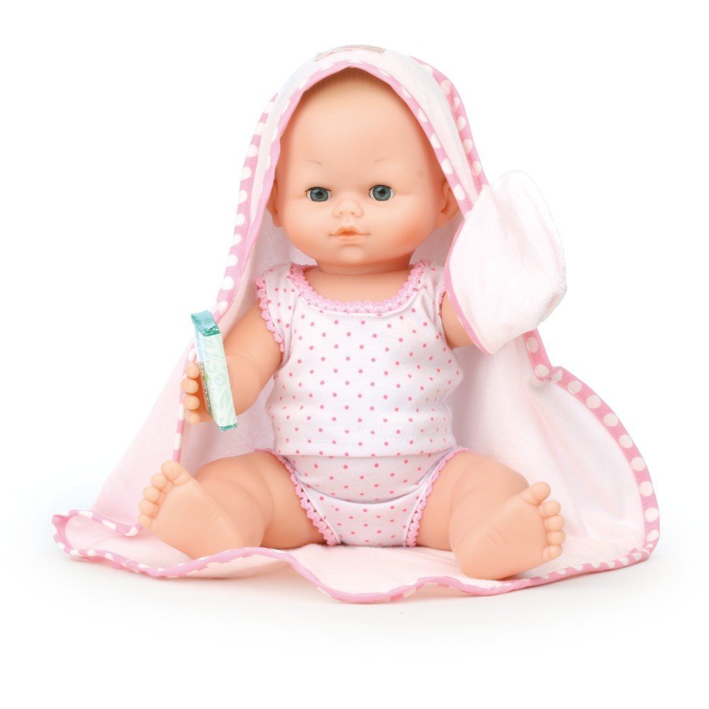 Lalka Bobas 36 cm z ręcznikiem Petitcollin