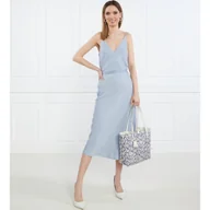 Koszulki i topy damskie - Calvin Klein Satynowy top | Longline Fit - miniaturka - grafika 1