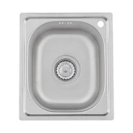 Zlewozmywaki - Zlewozmywak stalowy Mika Kuchinox - miniaturka - grafika 1