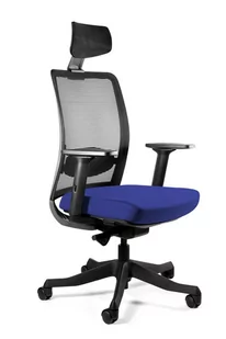 Fotel biurowy, krzesło biurowe Fotel biurowy, ergonomiczny, Anggun, royalblue, czarny - Fotele i krzesła biurowe - miniaturka - grafika 1