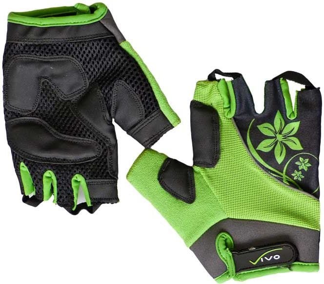 Vivo Rękawiczki rowerowe damskie Lady SB-01-3151 zielono-czarne r. S 4962251