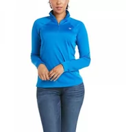 Koszulki sportowe damskie - Ariat Bluzka damska SUNSTOPPER 2.0 SS21 - imperial blue - miniaturka - grafika 1
