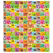 Maty edukacyjne - Mata edukacyjna HUMBI Polski alfabet wieś 180 x 200 x 1 cm 9020 | Bezpłatny transport - miniaturka - grafika 1