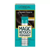 Farby do włosów i szampony koloryzujące - L'Oréal Paris Magic Retouch Permanent farba do włosów 18 ml dla kobiet 2 Black - miniaturka - grafika 1