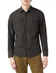 G-STAR RAW Męska koszula Marine Slim, szary (Cloack Gd 7647-C784), M - Koszule męskie - miniaturka - grafika 1