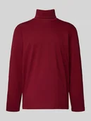 Swetry męskie - Golf o kroju regular fit z mieszanki bawełny - miniaturka - grafika 1