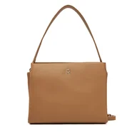 Torebki damskie - Torebka Tommy Hilfiger Th Legacy Med Satchel AW0AW17173 Brązowy - miniaturka - grafika 1