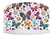 Lampy sufitowe - Macodesign Lampa wisząca Kolorowe motyki foto-249-40cm, 60 W - miniaturka - grafika 1