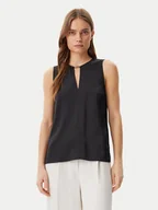 Koszulki i topy damskie - Calvin Klein Top K20K208190 Czarny Regular Fit - miniaturka - grafika 1