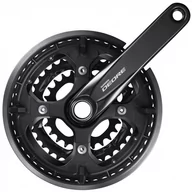 Części rowerowe - SHIMANO Mechanizm korbowy Deore FC-T6010 czarny / Długość: 175 mm / Ilość rzędów: 3 / Stopniowanie: 48-36-26 EFCT6010EX866CL - miniaturka - grafika 1